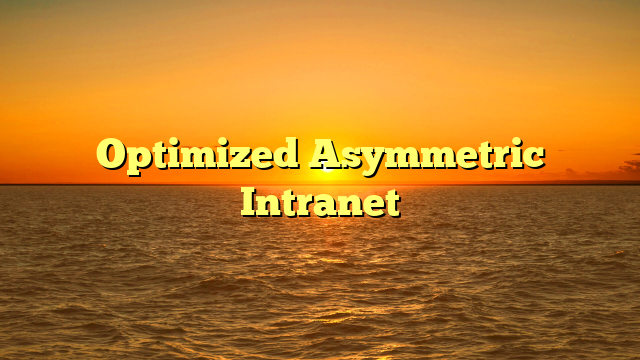 Optimized Asymmetric Intranet