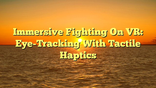 Immersive Fighting On VR: Eye-Tracking With Tactile Haptics